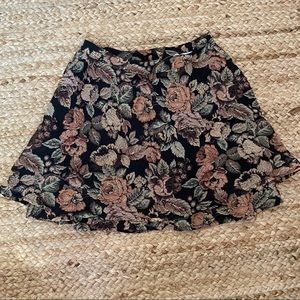 Vintage floral skirt